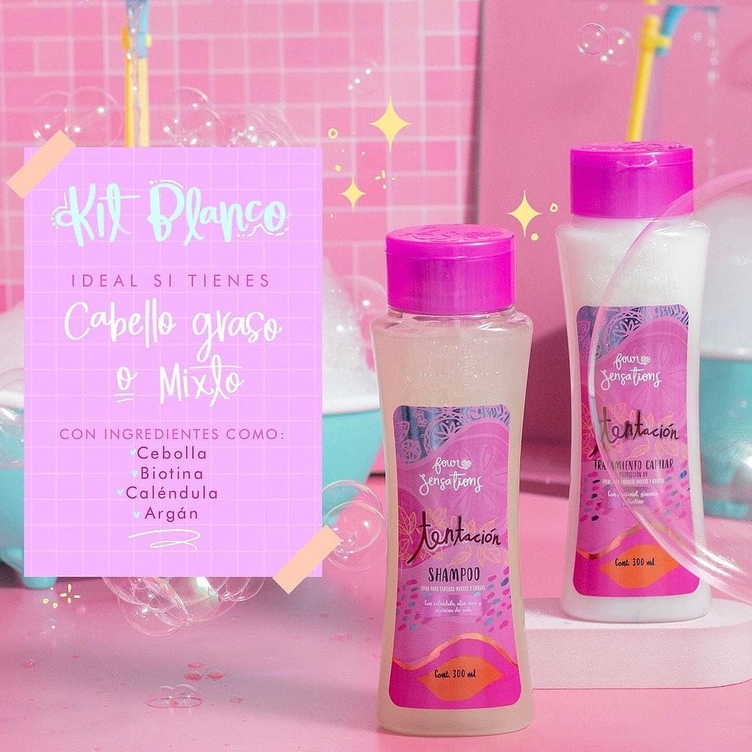Kit Blanco Shampoo y Tratamiento Capilar